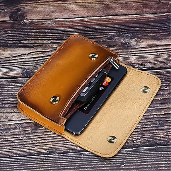 SDFGH Heren mobiele telefoon taille schoudertas horizontale afvegen kleur 6.4 inch mobiele telefoon heuptas (Color : A, Size : 10 * 1 * 17cm)